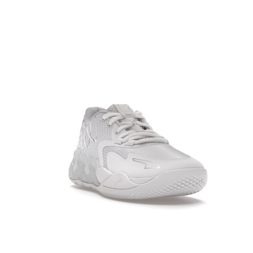 Кроссы Puma LaMelo Ball MB.01 White Silver (GS) - подростковая сетка размеров