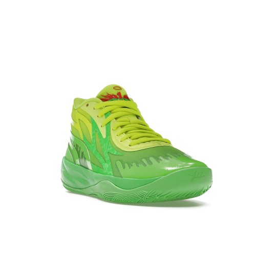 Кроссы Puma LaMelo Ball MB.02 Nickelodeon Slime (GS) - подростковая сетка размеров