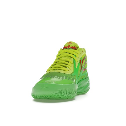 Кроссы Puma LaMelo Ball MB.02 Nickelodeon Slime (GS) - подростковая сетка размеров