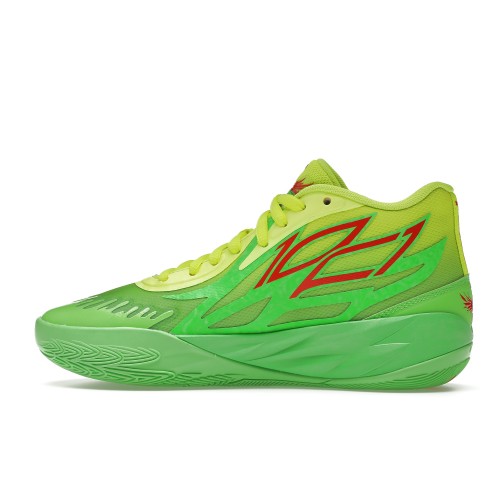 Кроссы Puma LaMelo Ball MB.02 Nickelodeon Slime (GS) - подростковая сетка размеров