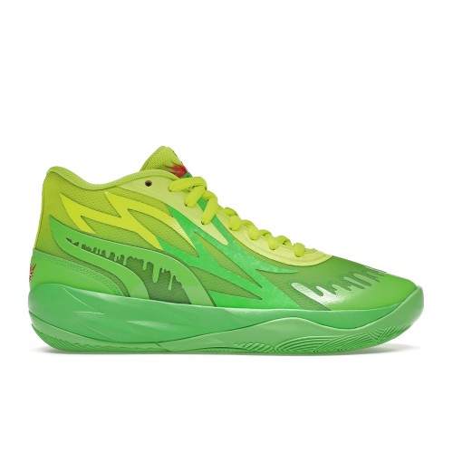 Кроссы Puma LaMelo Ball MB.02 Nickelodeon Slime (GS) - подростковая сетка размеров