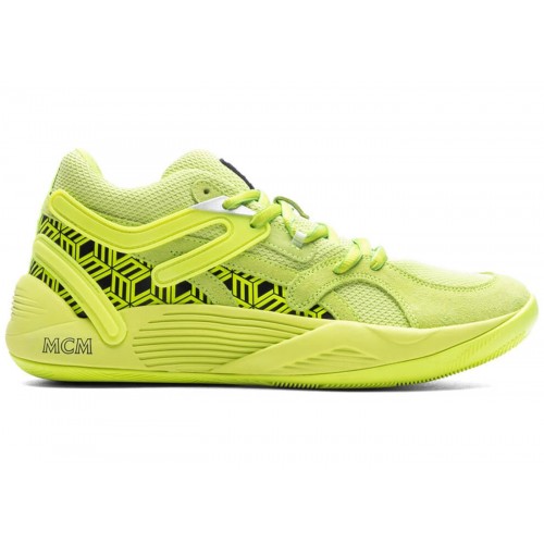 Кроссы Puma TRC Blaze Court MCM Acid Lime - мужская сетка размеров