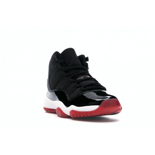 Кроссы Jordan 11 Retro Playoffs Bred (2019) (GS) - подростковая сетка размеров