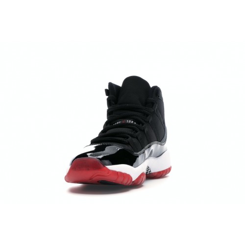 Кроссы Jordan 11 Retro Playoffs Bred (2019) (GS) - подростковая сетка размеров