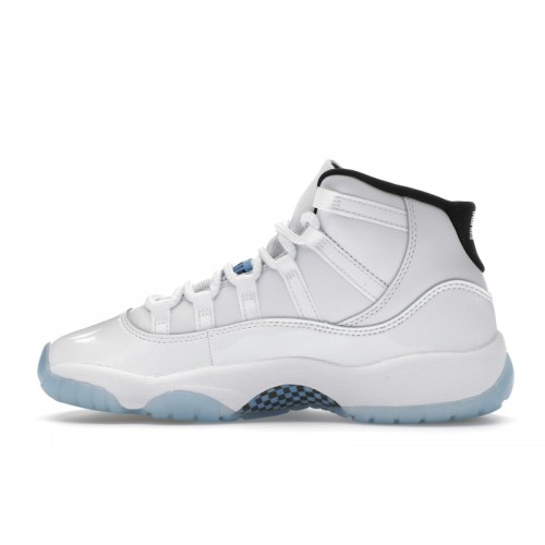 Кроссы Jordan 11 Retro Legend Blue (2024) (GS) - подростковая сетка размеров