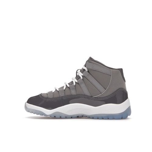 Кроссы Jordan 11 Retro Cool Grey (2021) (PS) - подростковая сетка размеров