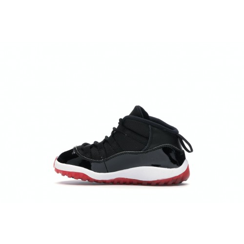 Кроссы Jordan 11 Retro Playoffs Bred (2019) (TD) - детская сетка размеров