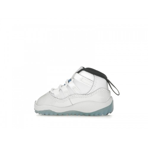 Кроссы Jordan 11 Retro Legend Blue (2024) (TD) - детская сетка размеров