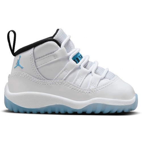 Кроссы Jordan 11 Retro Legend Blue (2024) (TD) - детская сетка размеров