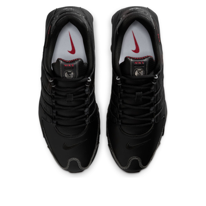 Nike Shox NZ Black Varsity Red - мужская сетка размеров Nike Shox NZ Black Varsity Red - мужская сетка размеров