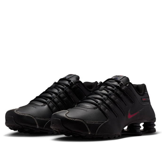Nike Shox NZ Black Varsity Red - мужская сетка размеров Nike Shox NZ Black Varsity Red - мужская сетка размеров