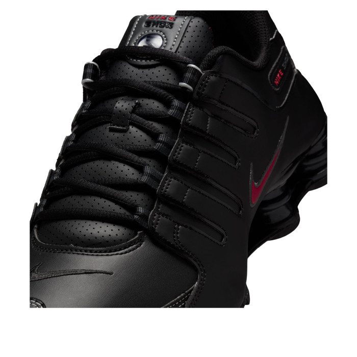 Nike Shox NZ Black Varsity Red - мужская сетка размеров Nike Shox NZ Black Varsity Red - мужская сетка размеров