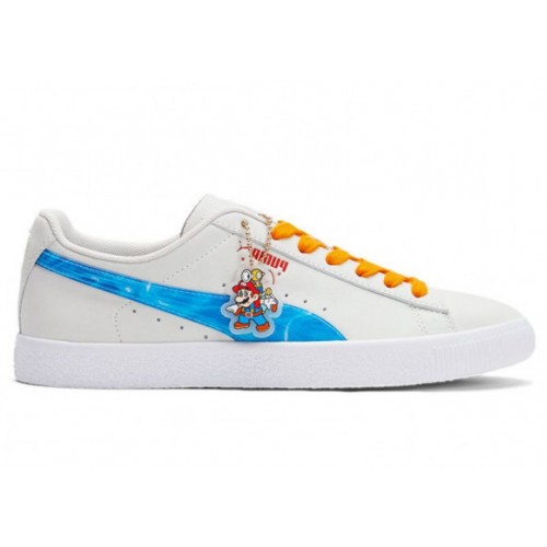 Кроссы Puma Clyde Super Mario Sunshine - мужская сетка размеров
