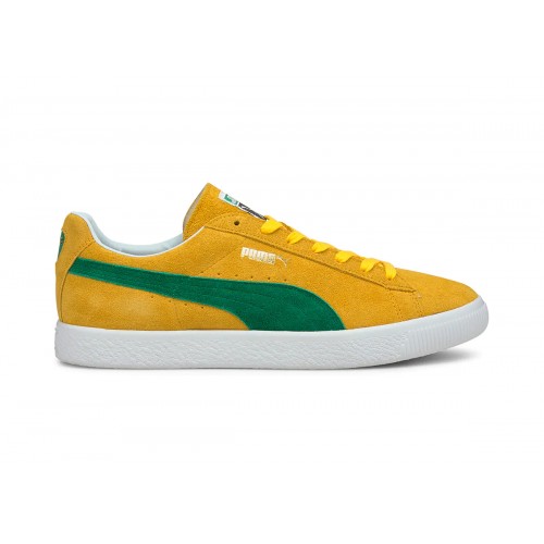 Кроссы Puma Suede Vintage Made in Japan Spectra Yellow Amazon Green - мужская сетка размеров