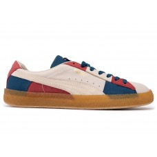 Кеды Puma Suede Crepe Patch Peyote Blue Red