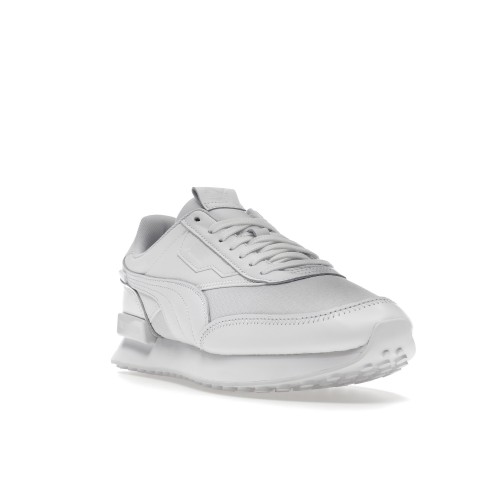 Кроссы Puma Future Rider TMC Triple White - мужская сетка размеров