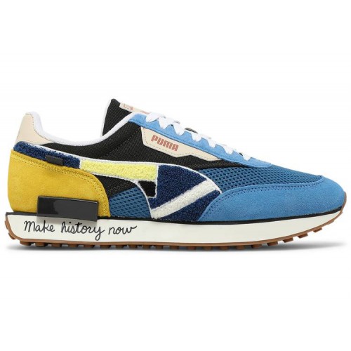 Кроссы Puma Future Rider Black Fives - мужская сетка размеров