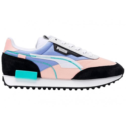 Кроссы Puma Future Rider Twofold Elektro Peach (W) - женская сетка размеров