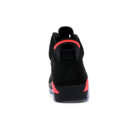 Кроссы Jordan 6 Retro Infrared Black (2014) - мужская сетка размеров