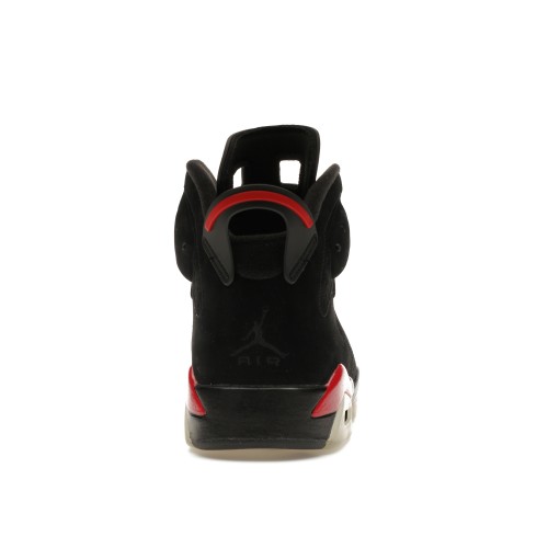 Кроссы Jordan 6 Retro Black Varsity Red (2010) - мужская сетка размеров