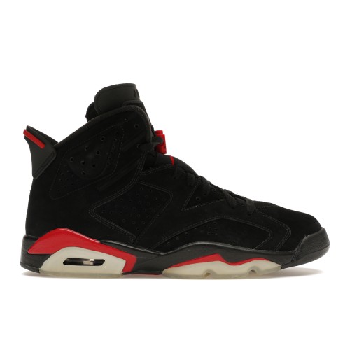 Кроссы Jordan 6 Retro Black Varsity Red (2010) - мужская сетка размеров