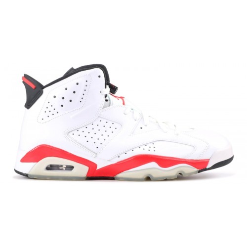 Air Jordan 6 Retro Infrared Pack White - мужская сетка размеров