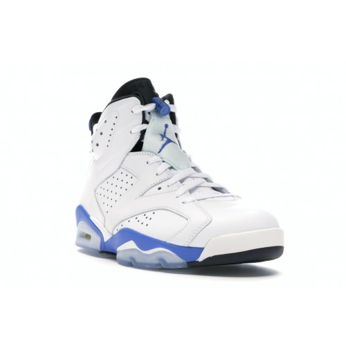 Кроссы Jordan 6 Retro Sport Blue (2014) - мужская сетка размеров