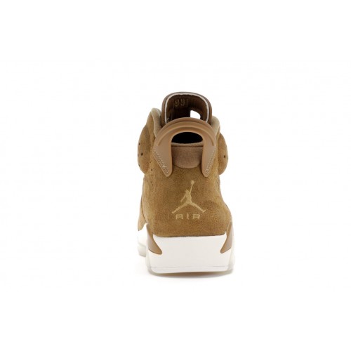 Кроссы Jordan 6 Retro Wheat - мужская сетка размеров