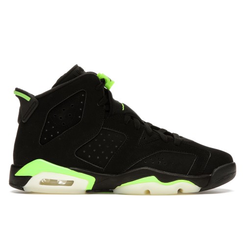 Кроссы Jordan 6 Retro Electric Green (GS) - подростковая сетка размеров