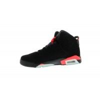 Подростковые Jordan 6 Retro Infrared Black (2014) (GS)