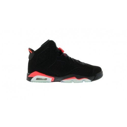 Кроссы Jordan 6 Retro Infrared Black (2014) (GS) - подростковая сетка размеров