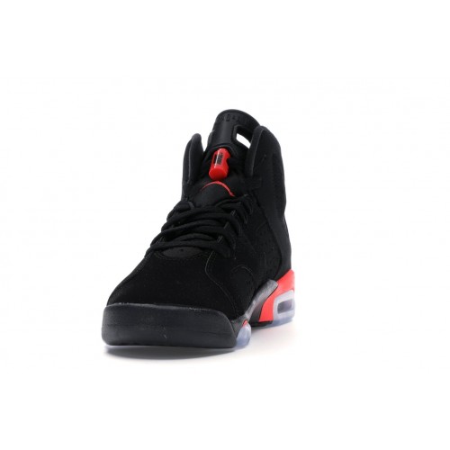 Кроссы Jordan 6 Retro Black Infrared (2019) (GS) - подростковая сетка размеров
