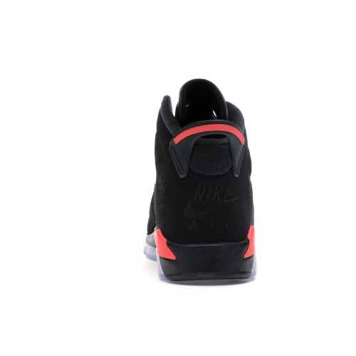 Кроссы Jordan 6 Retro Black Infrared (2019) (GS) - подростковая сетка размеров