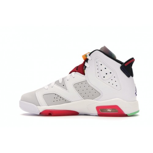 Кроссы Jordan 6 Retro Hare (GS) - подростковая сетка размеров