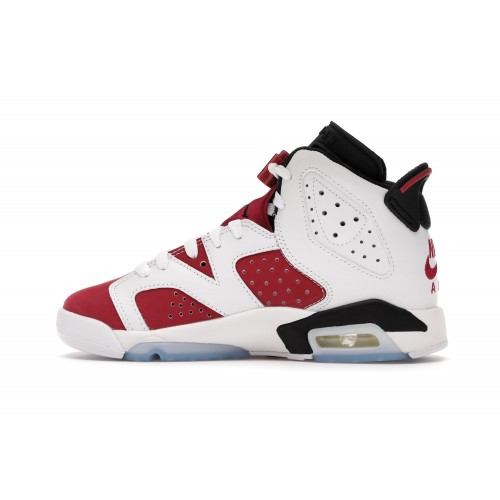 Кроссы Jordan 6 Retro Carmine (2021) (GS) - подростковая сетка размеров