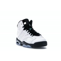 Подростковые Jordan 6 Retro White Jade Black (GS)