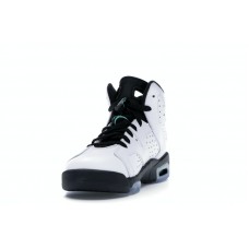 Подростковые Jordan 6 Retro White Jade Black (GS)