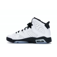 Подростковые Jordan 6 Retro White Jade Black (GS)