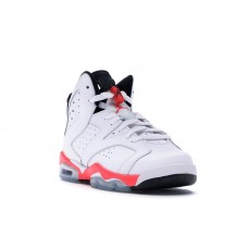 Подростковые Jordan 6 Retro Infrared White (2014) (GS)
