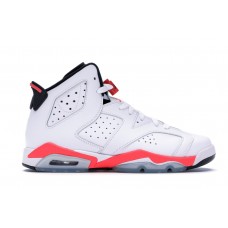Подростковые кроссовки Jordan 6 Retro Infrared White (2014) (GS)