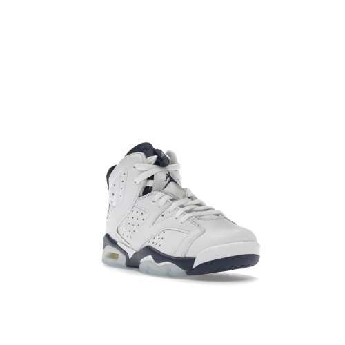 Кроссы Jordan 6 Retro Midnight Navy (2022) (GS) - подростковая сетка размеров