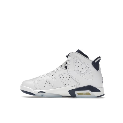 Кроссы Jordan 6 Retro Midnight Navy (2022) (GS) - подростковая сетка размеров