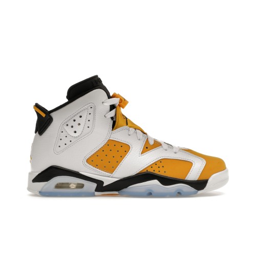 Кроссы Jordan 6 Retro Yellow Ochre (GS) - подростковая сетка размеров