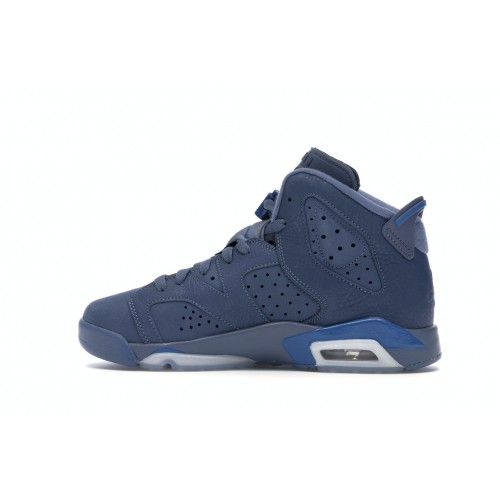 Кроссы Jordan 6 Retro Diffused Blue (GS) - подростковая сетка размеров
