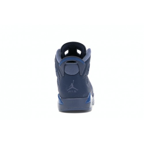 Кроссы Jordan 6 Retro Diffused Blue (GS) - подростковая сетка размеров