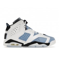 Подростковые кроссовки Jordan 6 Retro UNC White (GS)