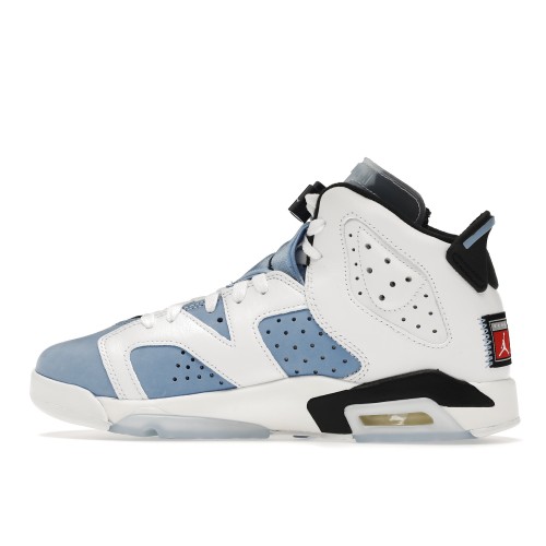 Кроссы Jordan 6 Retro UNC White (GS) - подростковая сетка размеров