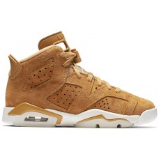 Подростковые Jordan 6 Retro Wheat (GS)
