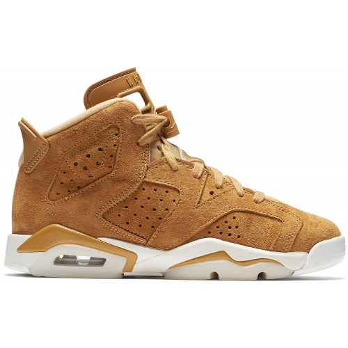 Кроссы Jordan 6 Retro Wheat (GS) - подростковая сетка размеров