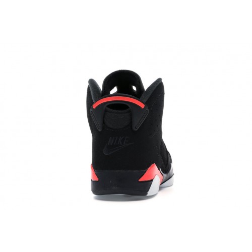 Кроссы Jordan 6 Retro Black Infrared (2019) (PS) - детская сетка размеров
